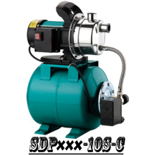 (SDP600-10S-C) Household Self-Priming Jet Garden Booster Water Pump with Tank