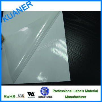 60um transparent waterproof vinyl sticker paper