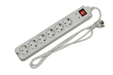 European type surge protector socket
