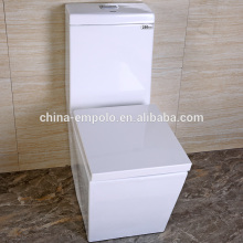 Square design ceramic siphonic toile washdown one piece toilet ET201A