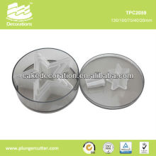 Fluted Plastic cookie cutter