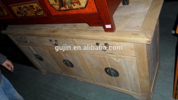 RECYCLE ELM WOOD CABINET SIDEBOARD BUFFET