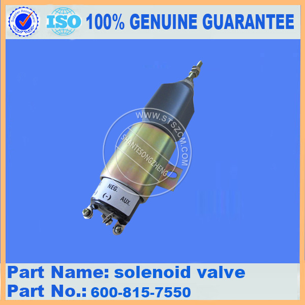 Solenoid valve 600-815-7550 for KOMATSU D41PF-6