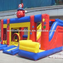Cheap inflatable obstacle bouncer slide