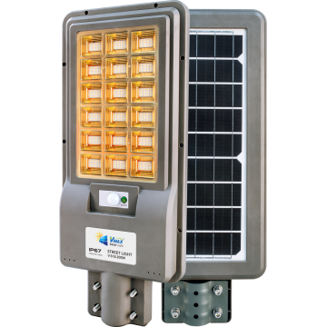 200W solar street light with charge indicator