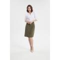 White Chef shirt Short Sleeve Uniform Skirt