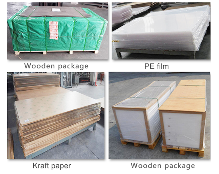 top quality extruded plastic clear coated cardboard for vacuum forming