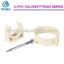 Plastic CPVC pipe clip