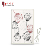 Electric warming painting on the wall of the perfect art