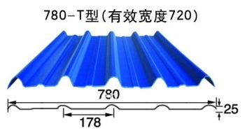 Corrugated UPVC Roof Tile - 780T