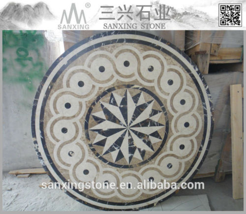 Hot selling composite marble flooring tile mosaic