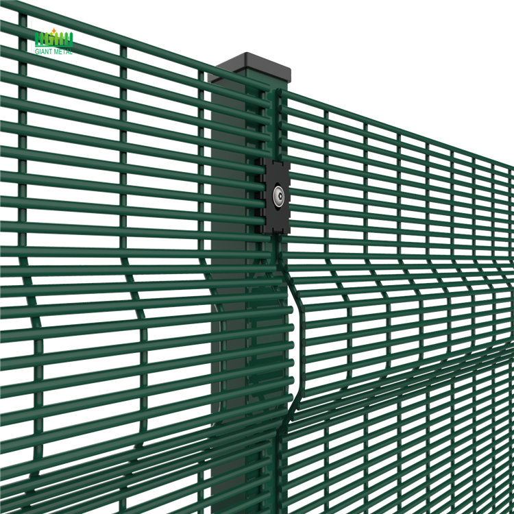 Welded mesh security fences