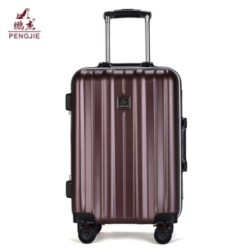 Hot Selling round zipper 24" pc trolly luggage