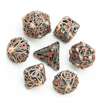 Customized Dragon and Dungeon Dice Set for Tabletop Role Playing Games