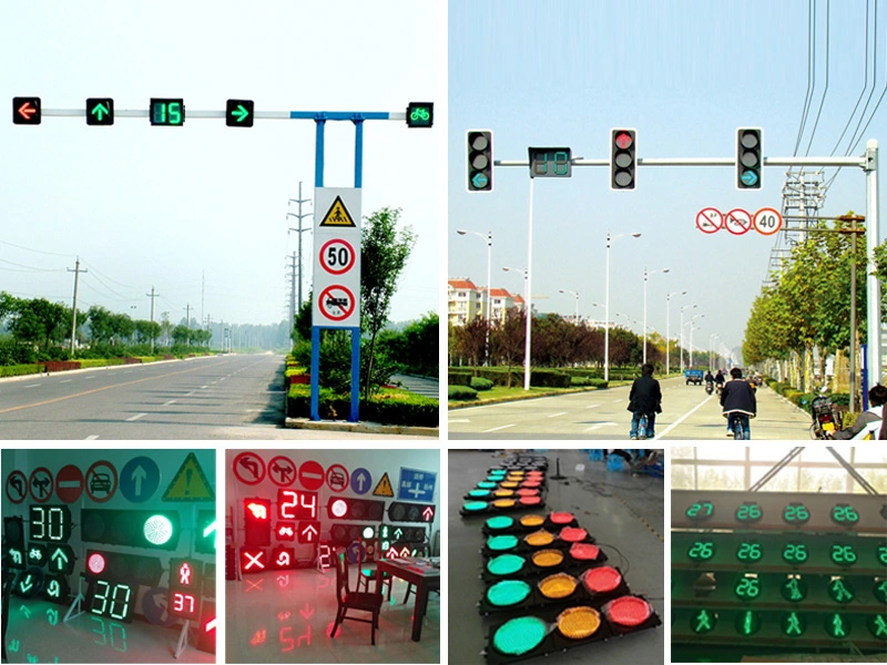 High Quality 5 Year Warranty Solar LED Traffic Light with Countdown