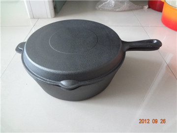 Two Uses Cast Iron Cookware