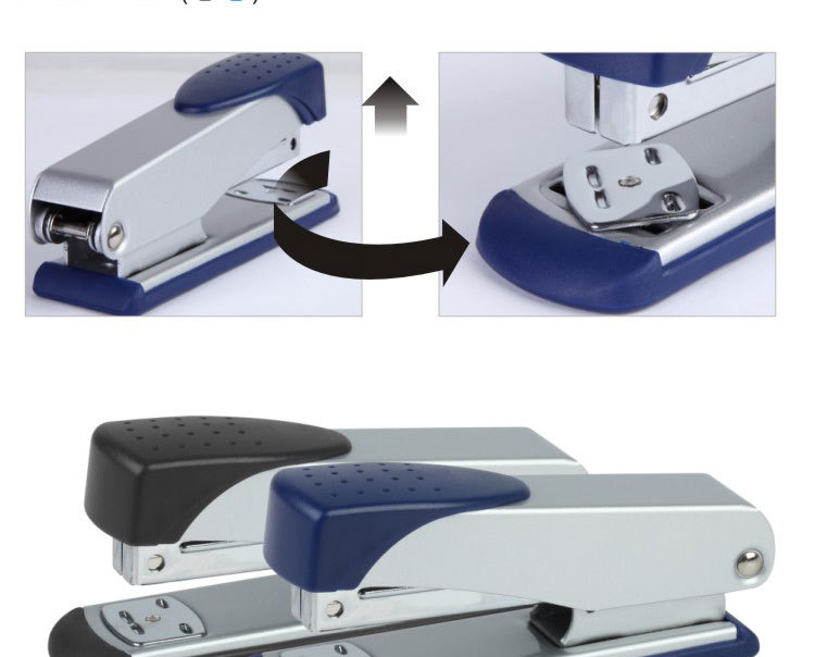 Standard Stapler Type and Manual Power High Quality 25 sheets Office Cool silver Metal Stapler