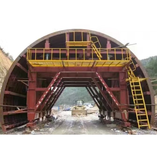 Trole de revestimento de túnel de molde de aço para rodovia