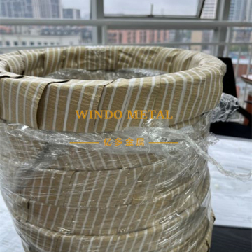 Cut-to-length brass tapes with protective film