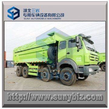 336 hp Beiben 8X4 Dump Truck 12 wheels tipper