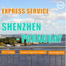 Envio expresso de Shenzhen para Paraguai