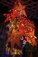 Paper Star Lighting with LED