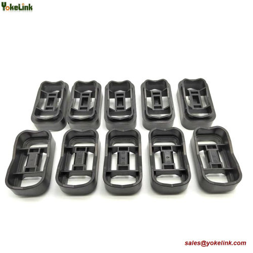 Black plastic cable spacer for 1/2 cable tie