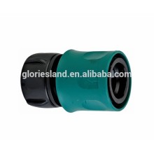 Solid plastic quick screw tap connector