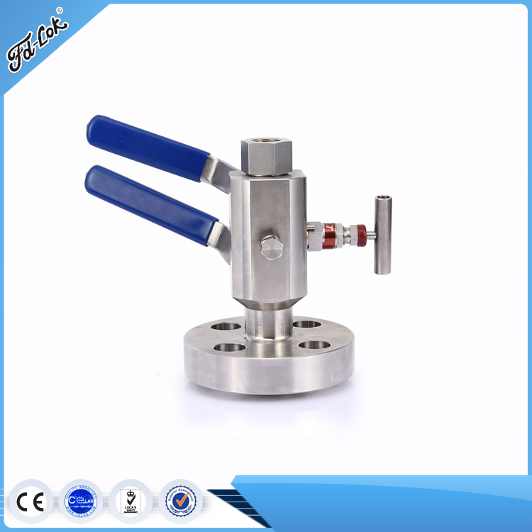 stainless steel double block and bleed valve /DBB valve/Monoflange valve
