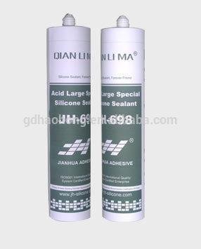 Acetic glass wall silicone sealant