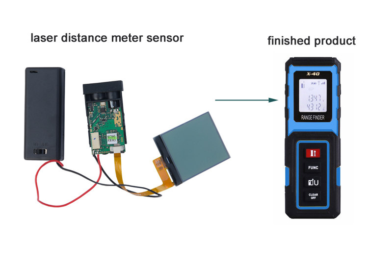 electronic distance measurer sensor two-way