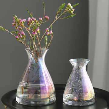 Modern Style Glass Transparent Vases