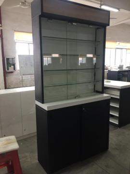 Cosmetic Rack Shelving Trade Show Display Case