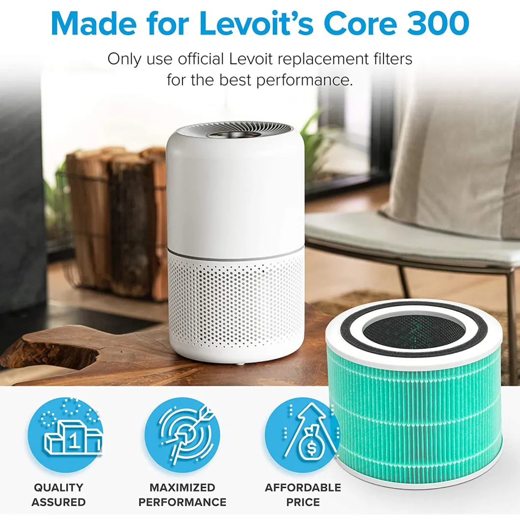 OEM Cylinder HEPA Filter for Levoit Core 300 Air Purifiers