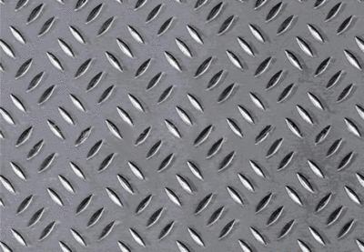 Embossed Tread Plate-Five Bar for Floor and Stair Stucco Diamond