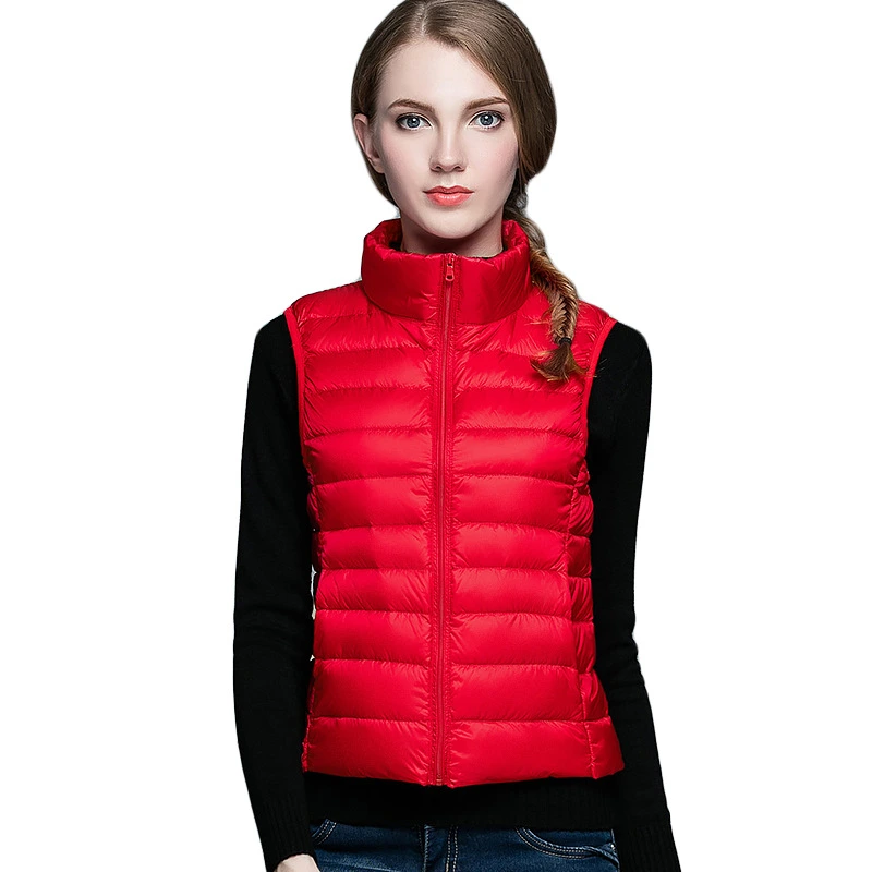 Fashion Winter Colorful Coat Warm Lightweight Storable Puffer Duck Down Jacket