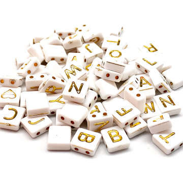 New Letter Beads for DIY Jewelry