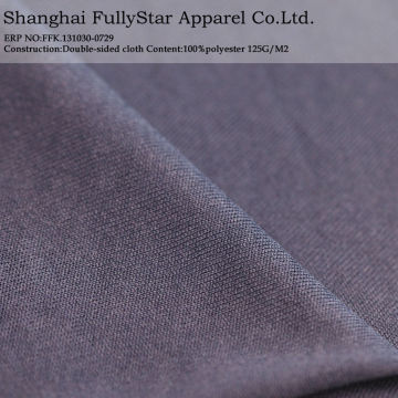 knitted interlock polyester fabric
