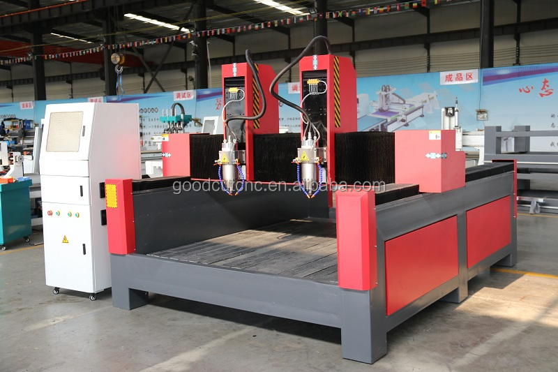China popular 2 heads 1625 granite milling cutting machine cnc router for stone