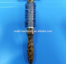 popular creamic bristle hair brush with unique handle