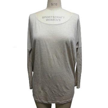 LINEN LONG SLEEVES TOP TEE