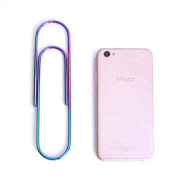 Iridescent Large Paperclips 200MM Glimmer Paper Clips