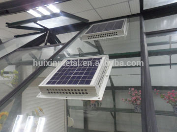 Energy saving greenhouse ventilation solar powered power window fan