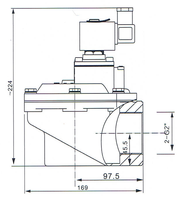 G2'' SCG353A050 Dust Collector Solenoid Valve