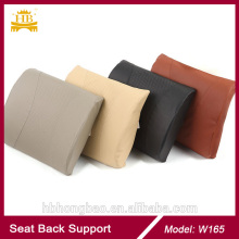 Imitation leather memory foam waist cushion back support