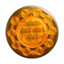 Amber E4 Truck Round Indicator Lights