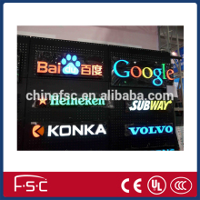 Front illuminated colorful Resin Led Sign high luminance