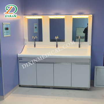Hospital operating room sterile room polymer sink