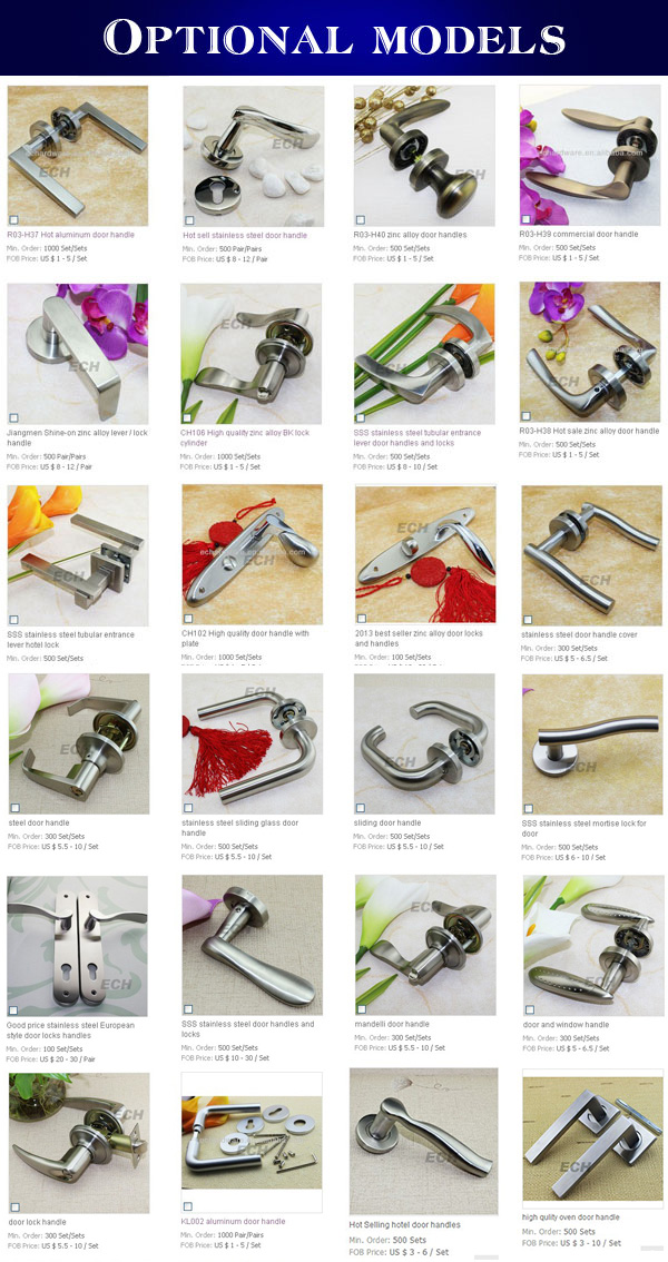 High Quality SSS Stainless Steel Lever Type Door Handle