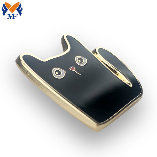 Metallanpassad Animal Cat Lady Emalj Pin